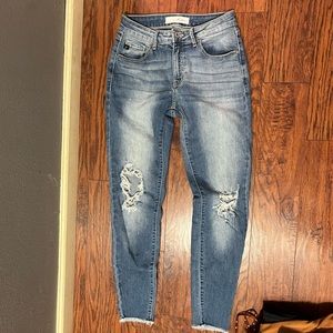 KanCan skinny ankle jeans